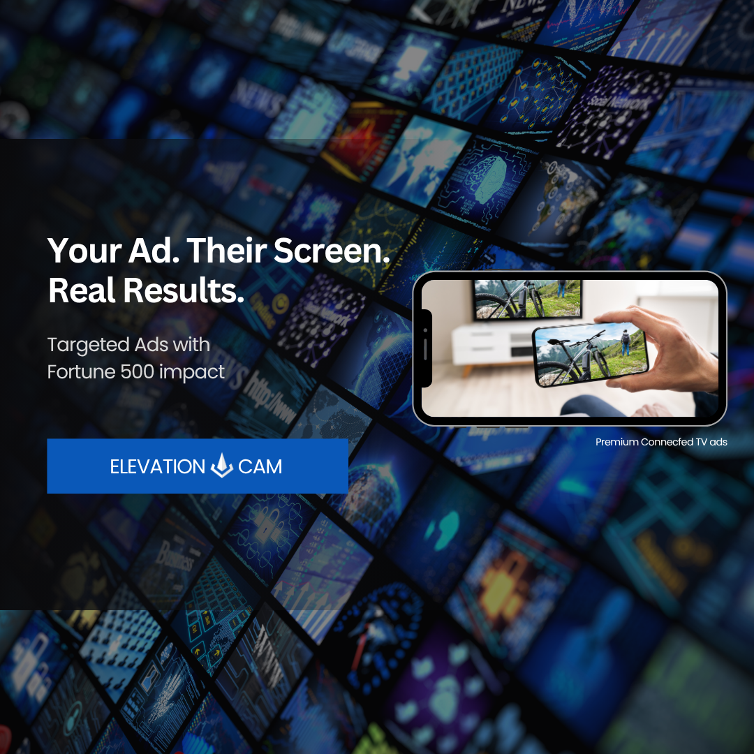 Blue Modern Online Movie Streaming Facebook Ad